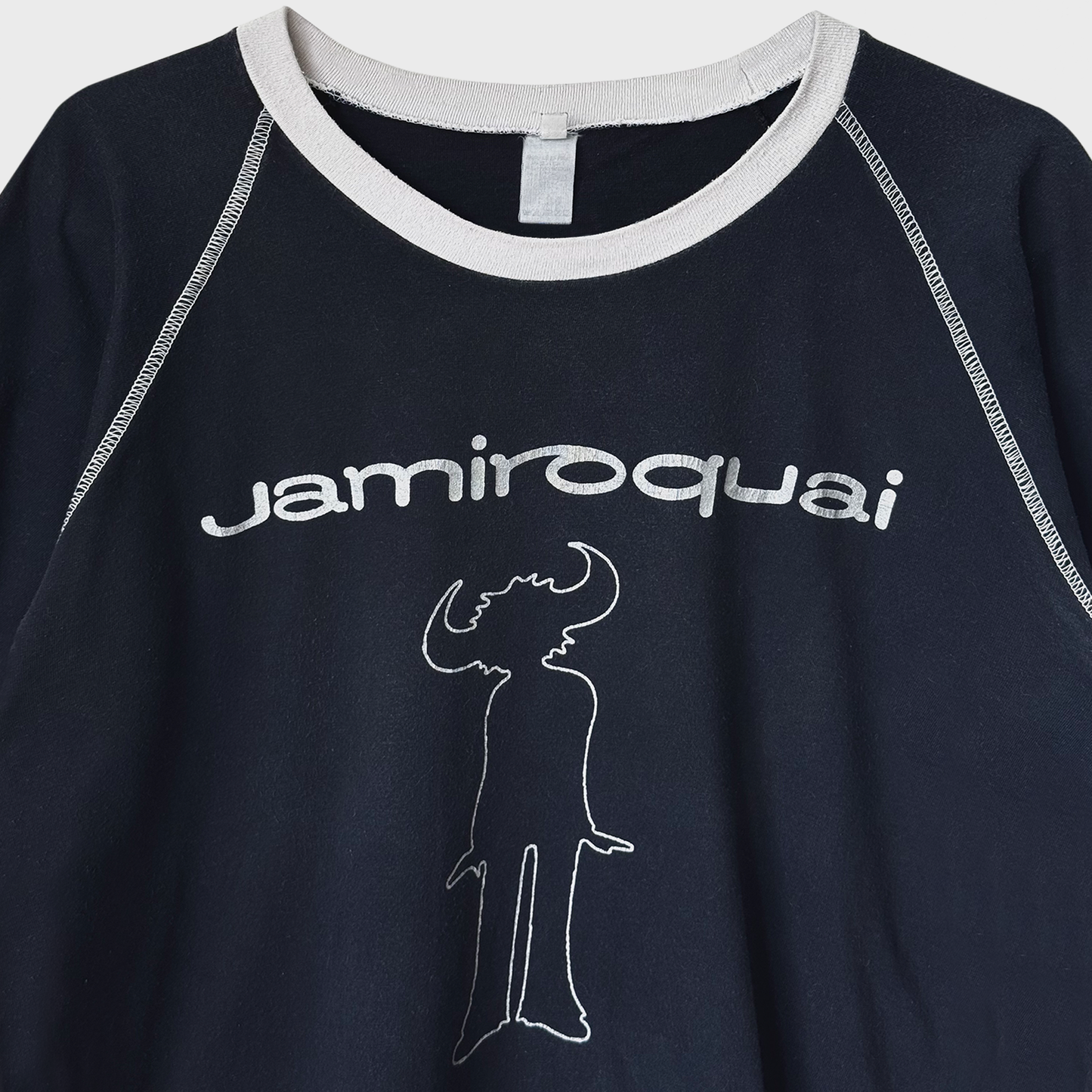 Jamiroquai Dynamite Europe Tour Official Merch Two-Tone T-Shirt