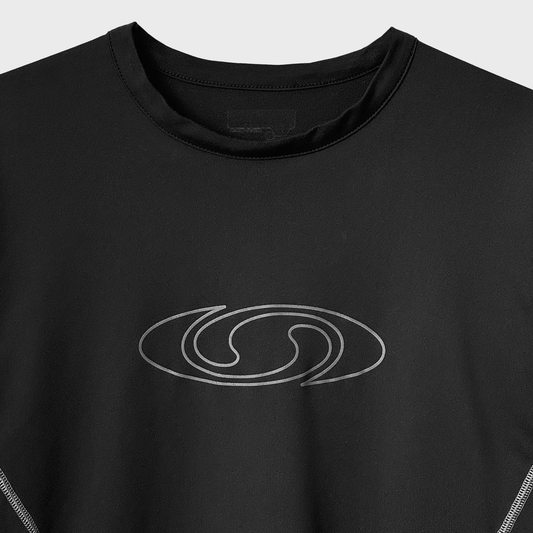 Salomon Vintage Logo Actilite Black Tech Tee