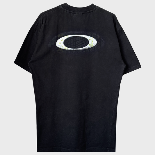 Oakley Metal Logo Back Print Tee Shirt
