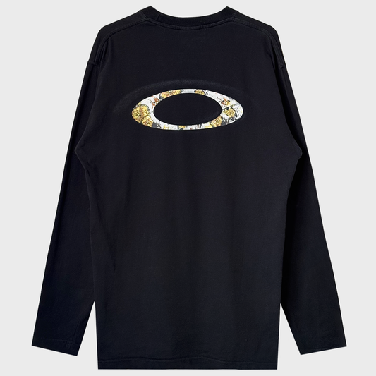 Oakley Metal Flower Logo Back Print Longsleeve