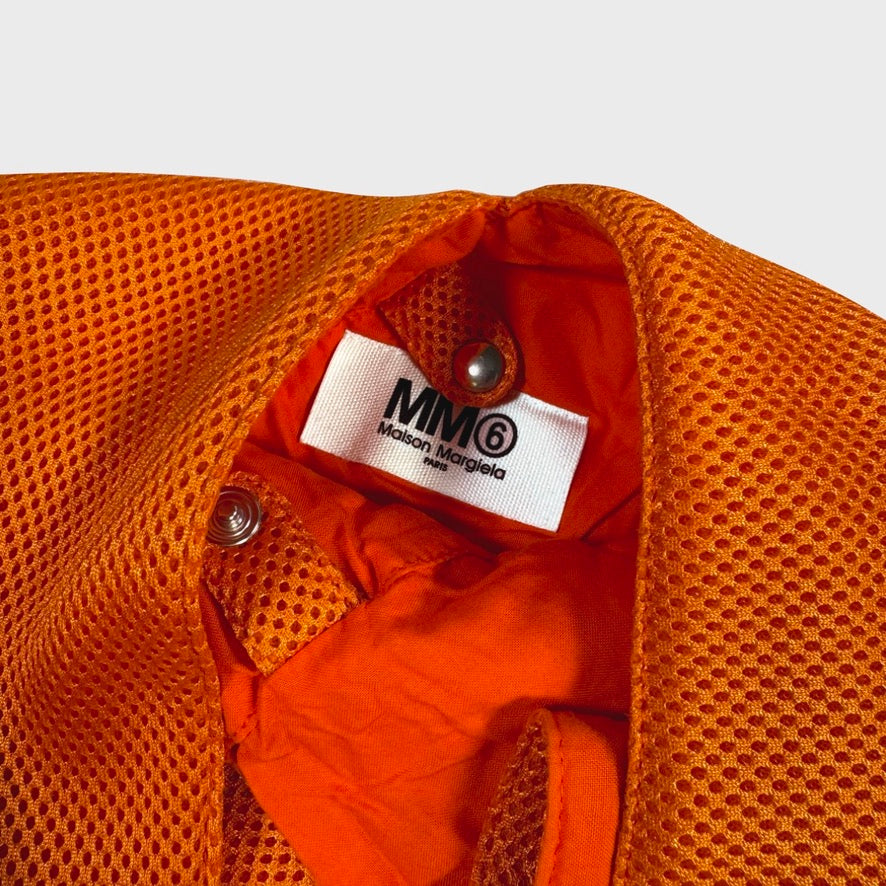 MM6 Japanese techincal 3D mesh origami bag