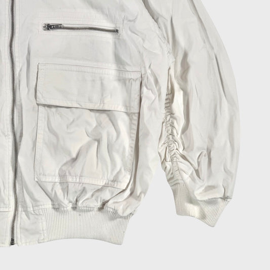 Issey Miyake Tsumori Chisato Design vintage Carelabels White Bomber