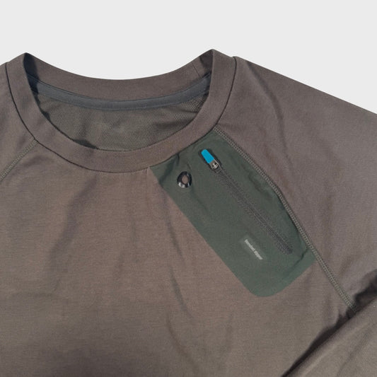 1st Gen Nike Gyakusou running zipped chest media pocket tee