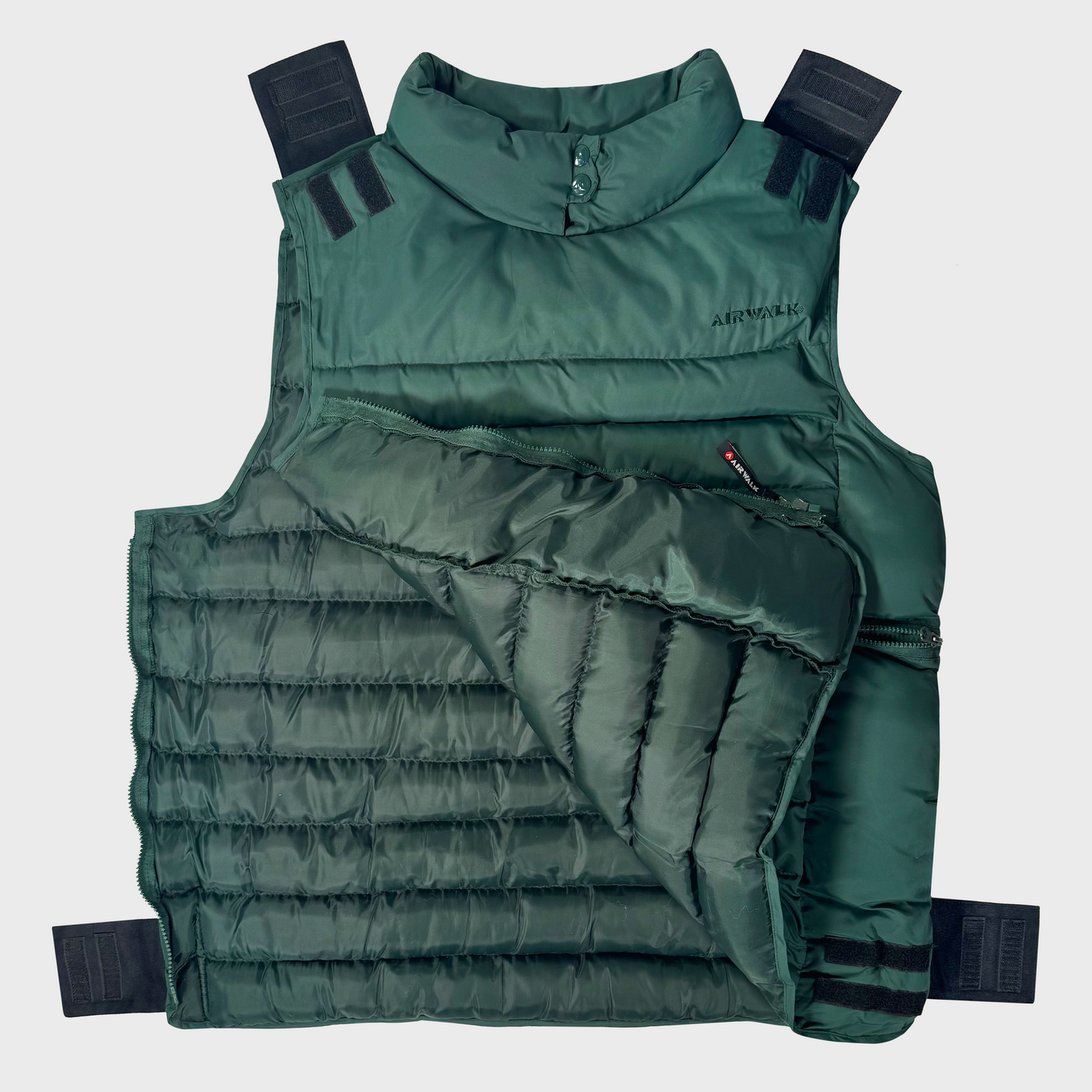Airwalk sleeveless padded technical vest Inside Tag