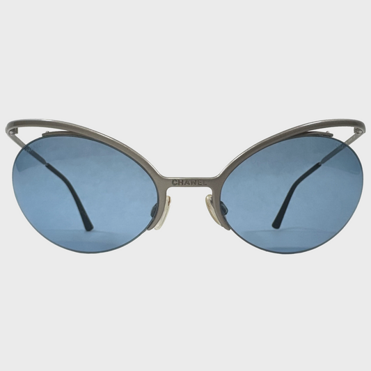 Chanel Karl Lagerfeld Vintage Space Age Design Sunglasses 1stDibs