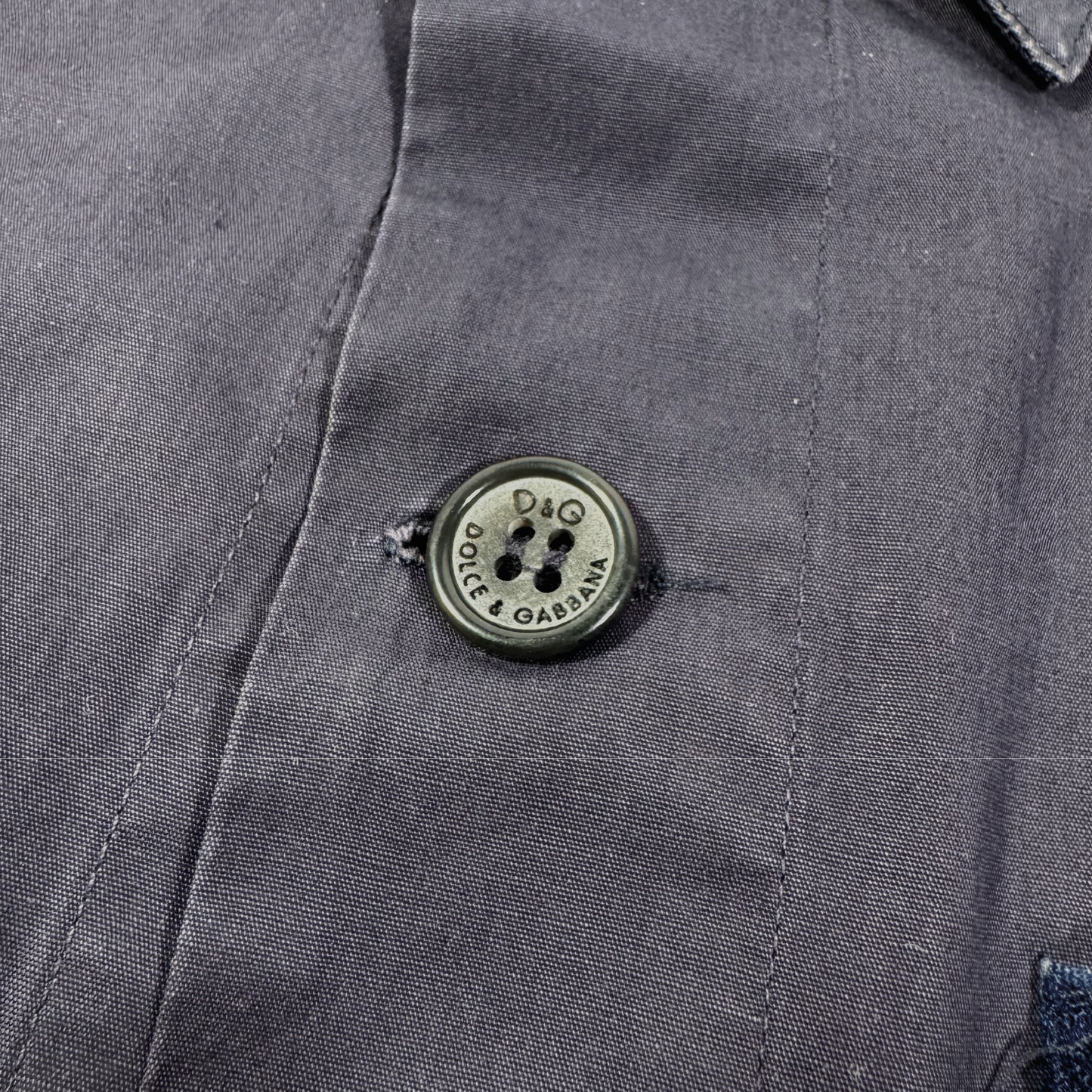 Dolce & Gabbana vintage waxed velcro pocket shirt Constant At Dawn