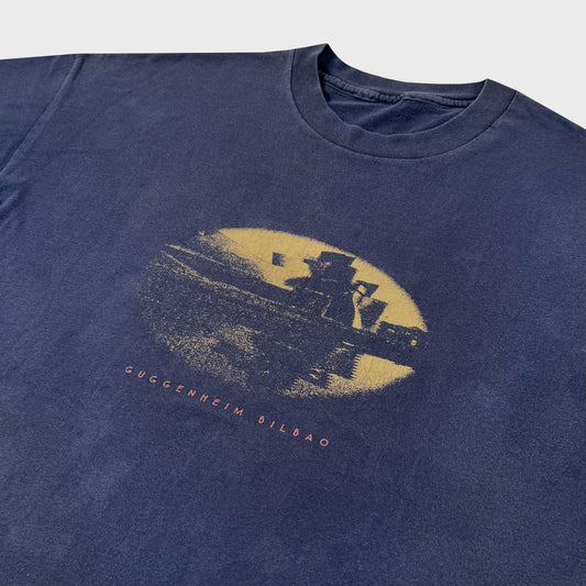 Guggenheim Museum Bilbao Architecture T-Shirt Bauhaus 80's 70's Design Monument Ebay