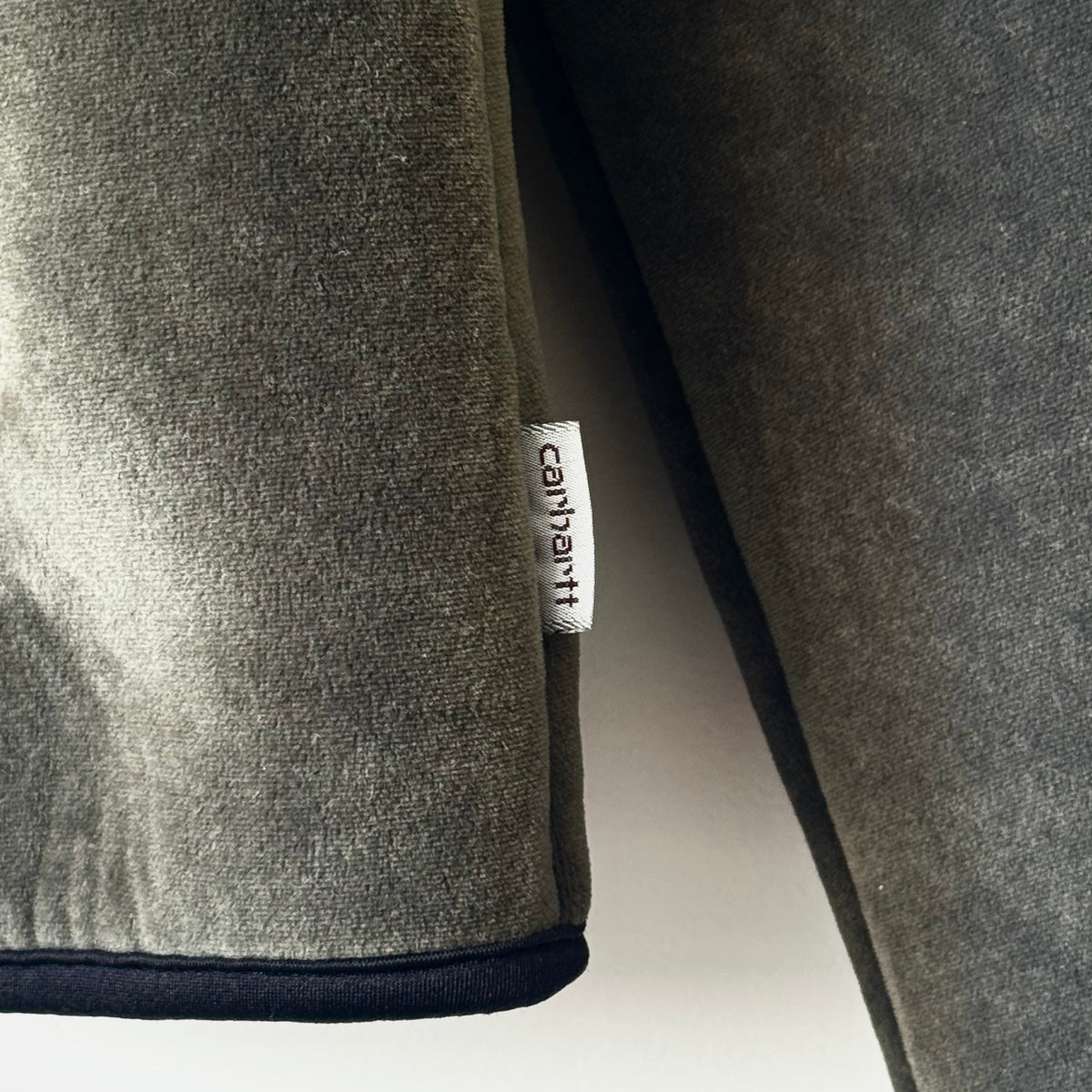 Carhartt Velvet Neoprene Khaki Fleece Jacket