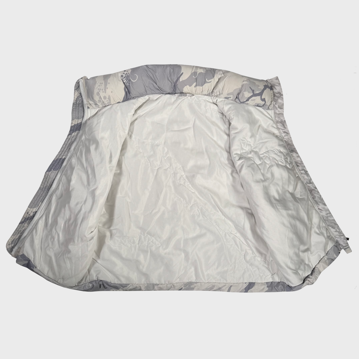 Maharishi Forest DPM : Bonsai - White Camo Embroidered Puffer Sleeveless Jacket