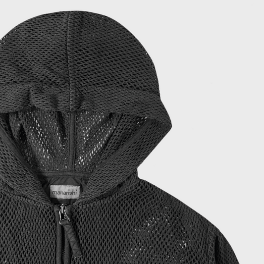 Maharishi vintage mesh zipper sweatshirt vestiaire collective