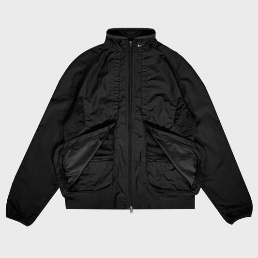 Nike Vintage Clima Fit Technical laser cutout running jacket Inside Tag
