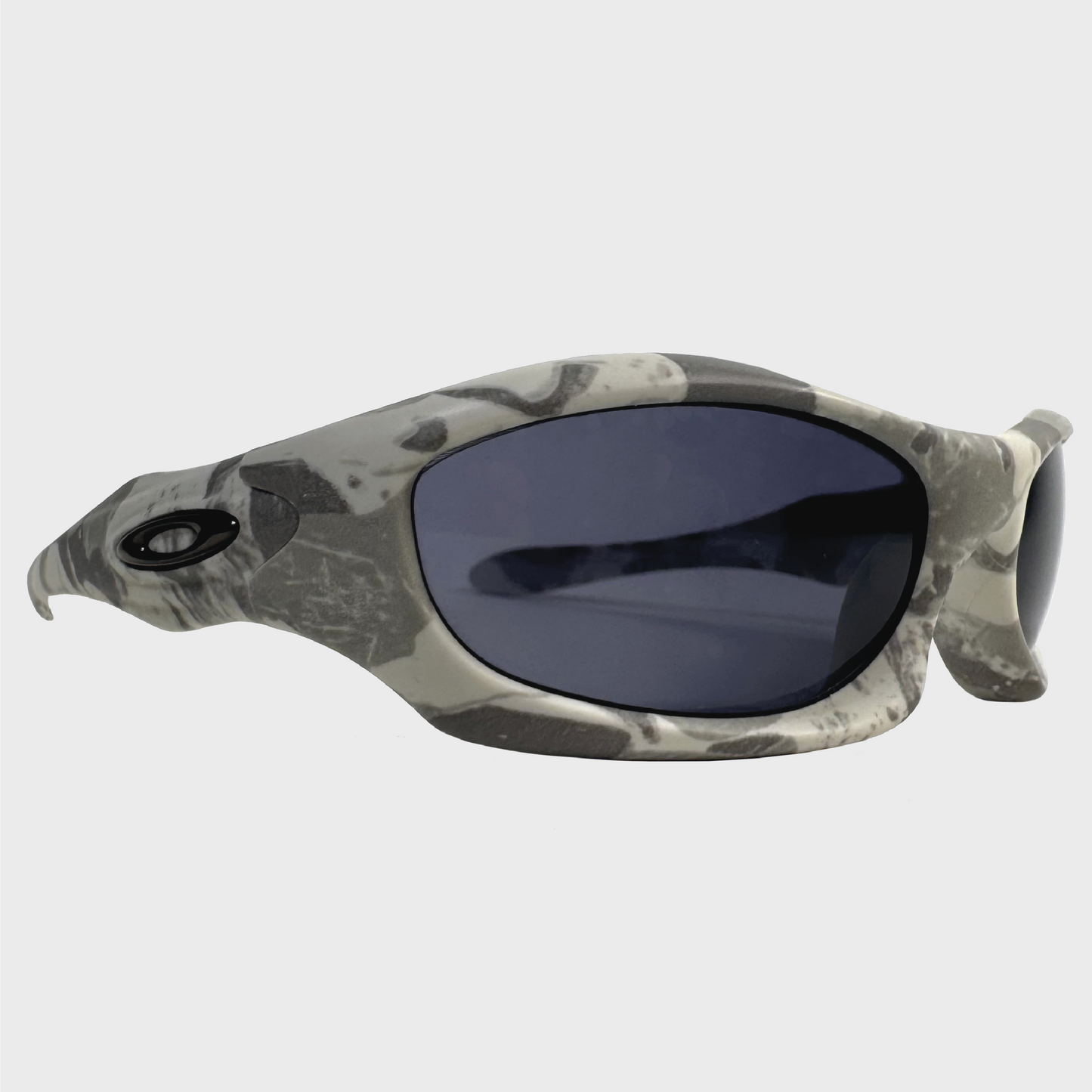 Oakley Monster Dog - White Camo / Grey Inside Tag Vintage