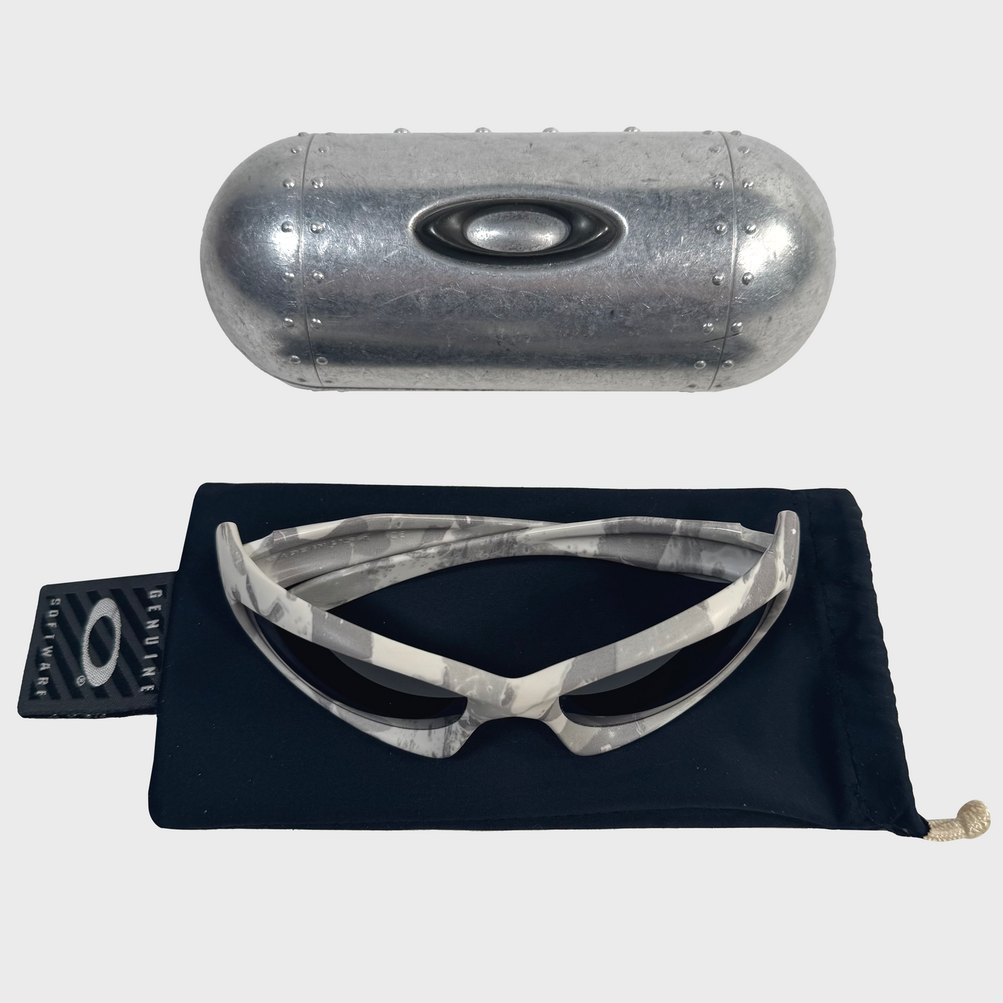 Oakley Monster Dog - White Camo / Grey Vintage Inside Tag 2
