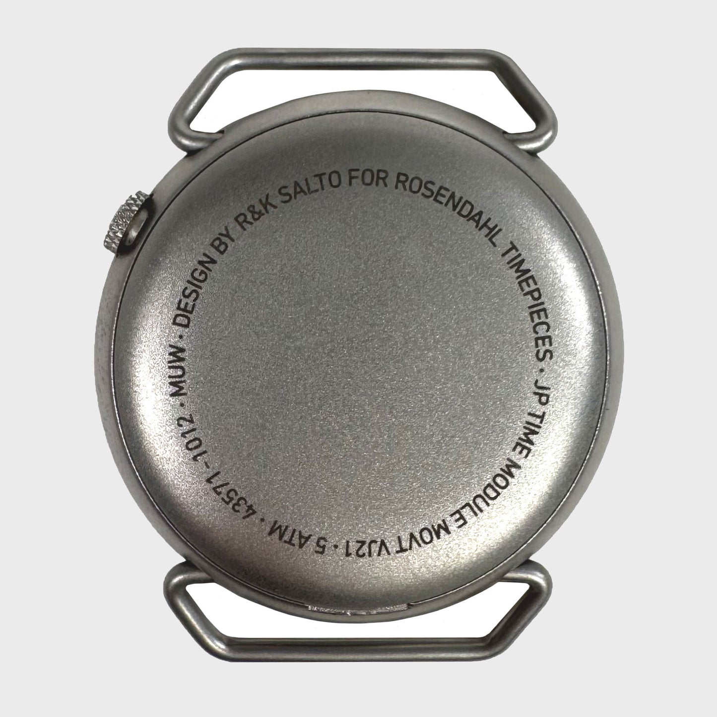 Rosendahl Minimalist Design Silver Watch vintage bauhaus digital futuristic 3