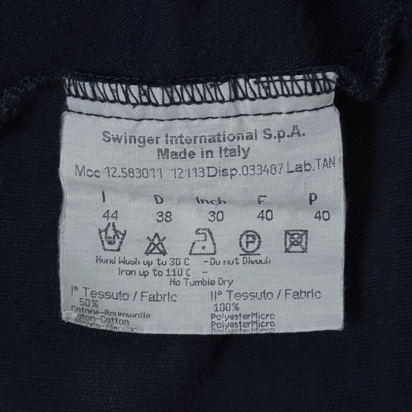Fendi Jeans Navy Straight-cut Buttonned Hooded Sweatshirt With Nylon & Mesh Détails