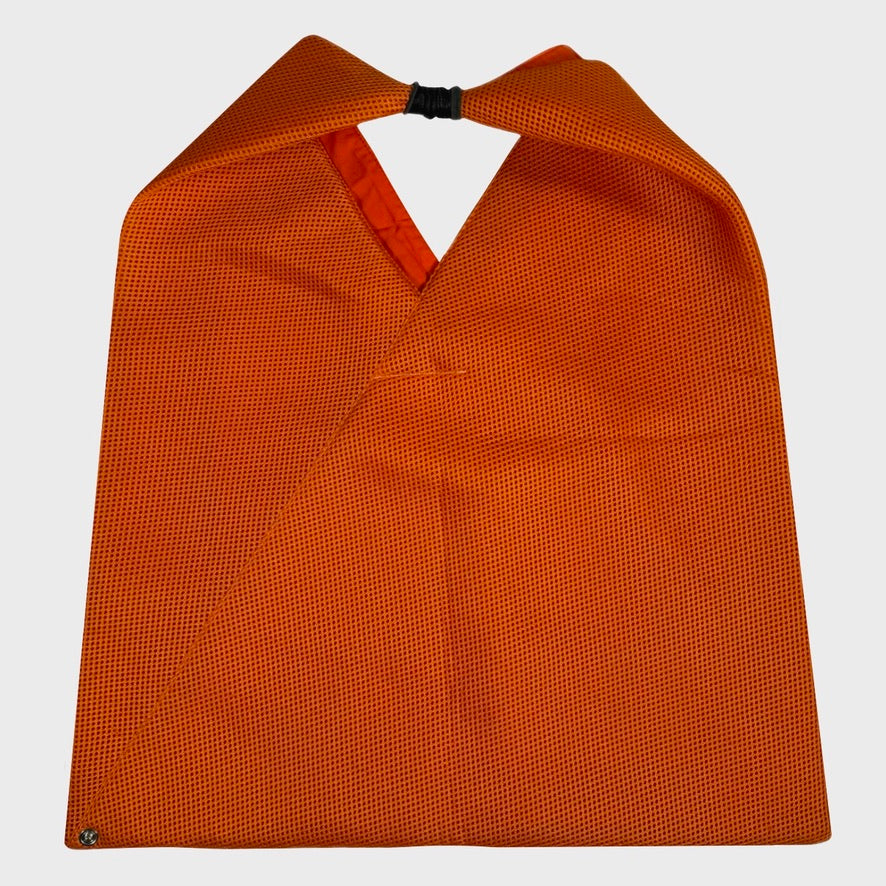MM6 Japanese techincal 3D mesh origami bag