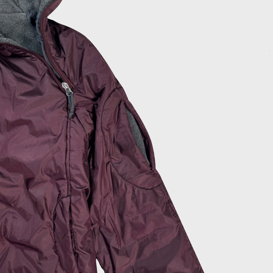 2000’s vintage technical full zip hooded puffer jacket