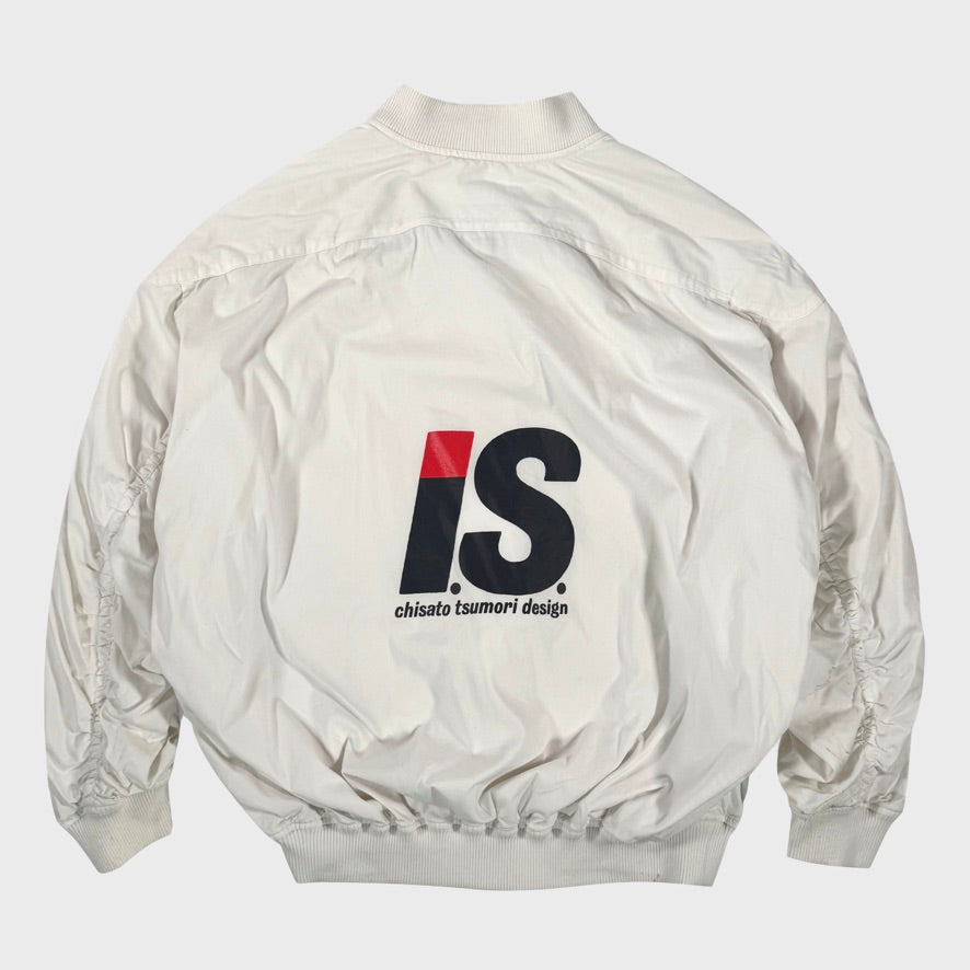 Issey Miyake Tsumori Chisato Design vintage Carelabels White Bomber