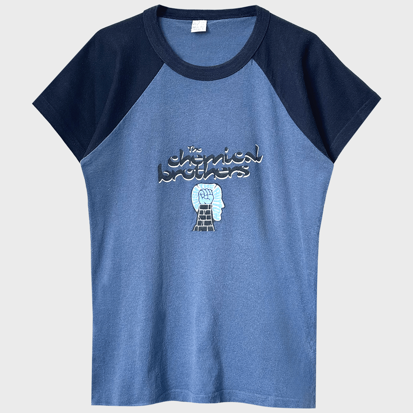 The Chemical Brothers Push The Button World Tour 2005 Two-Tone Official Merch T-Shirt