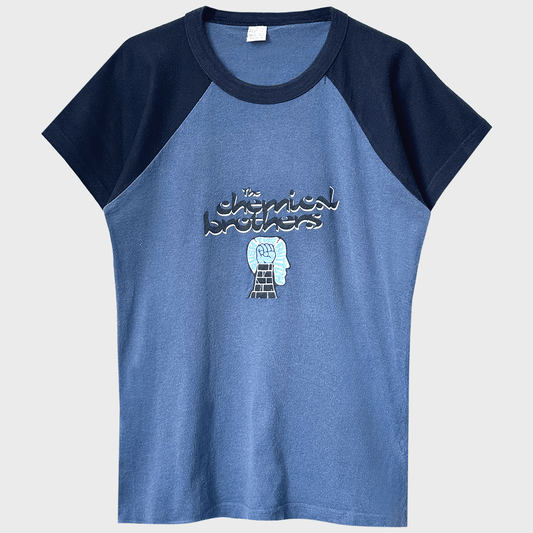The Chemical Brothers Push The Button World Tour 2005 Two-Tone Official Merch T-Shirt