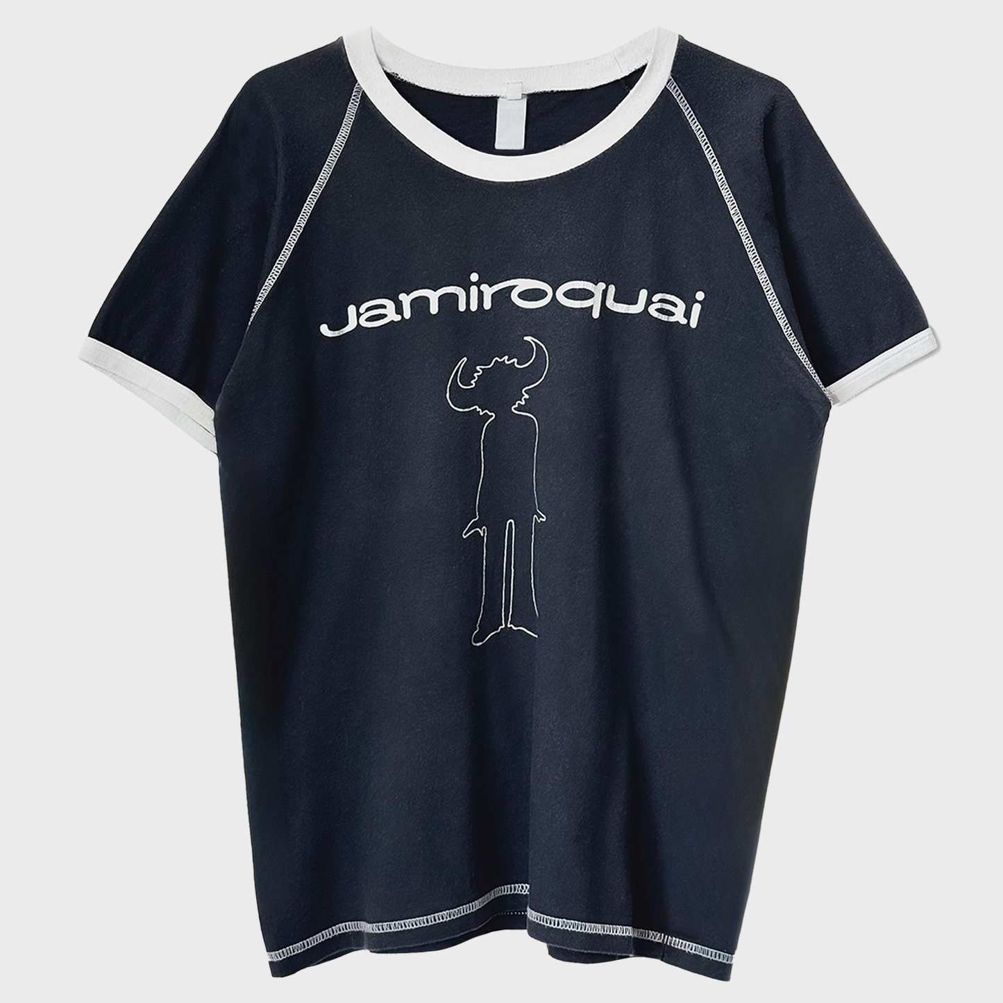 Jamiroquai Dynamite Europe Tour Official Merch Two-Tone T-Shirt