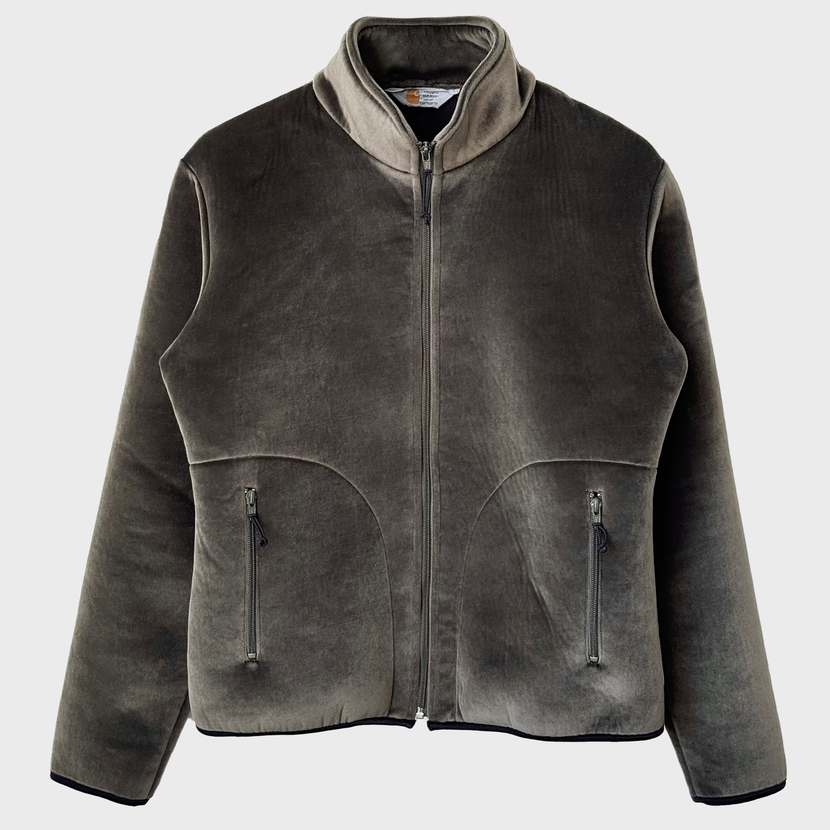 Carhartt Velvet Neoprene Khaki Fleece Jacket