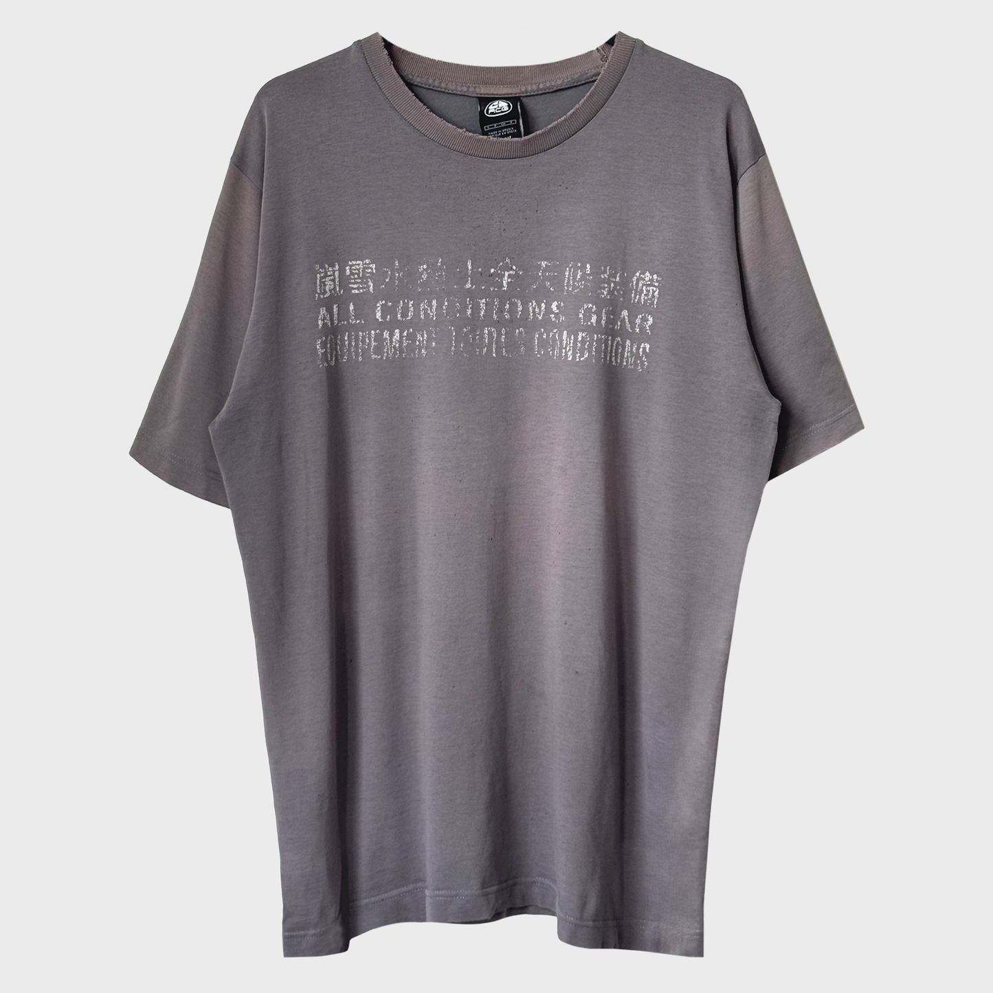 Nike ACG Vintage Aged/Damaged Faded Grey Tee