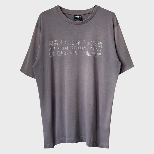 Nike ACG Vintage Aged/Damaged Faded Grey Tee