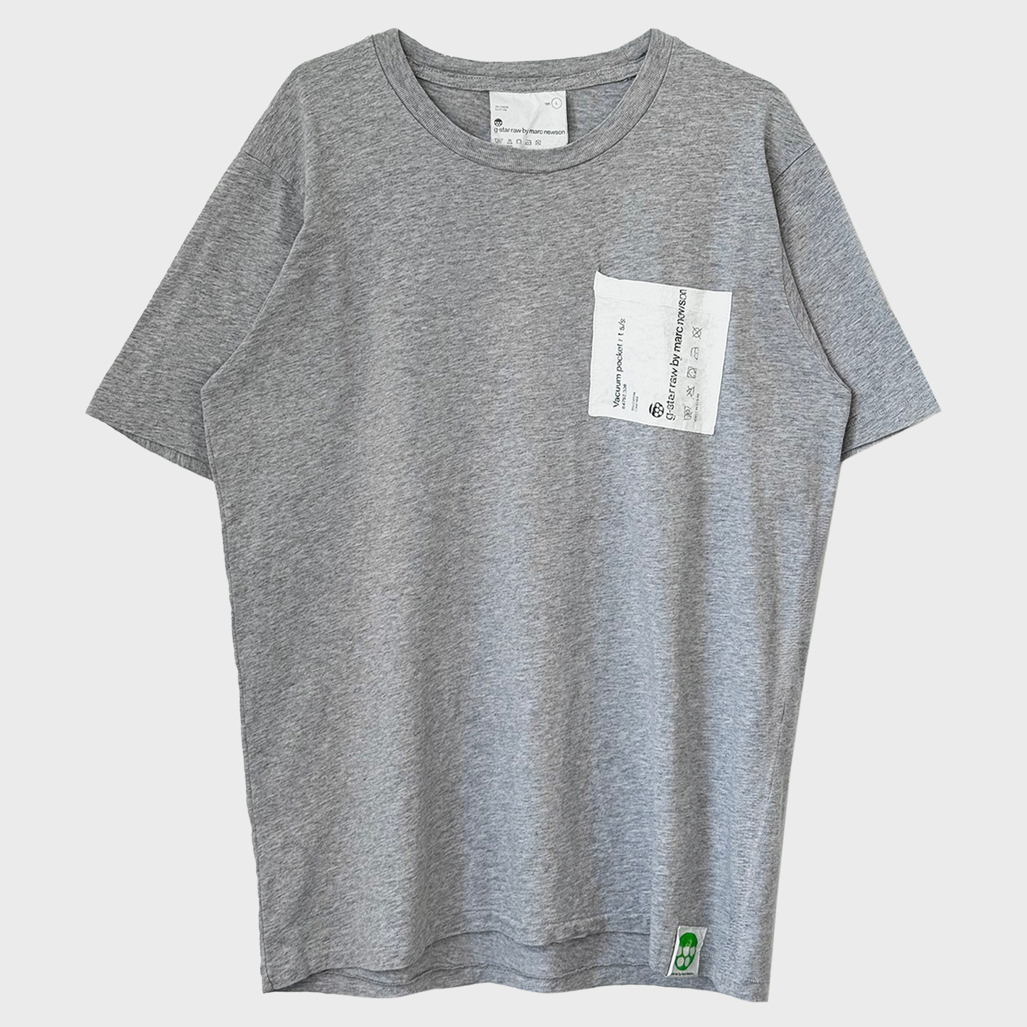 G-Star X Marc Newson Tyvek Tag Pocket Grey Tee