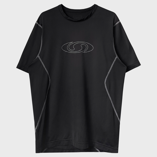Salomon Vintage Logo Actilite Black Tech Tee