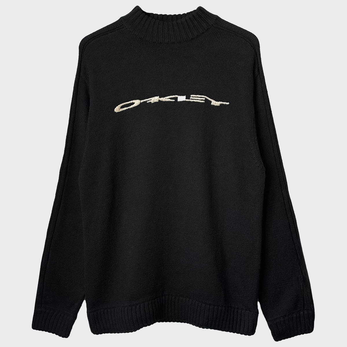 Oakley Vintage High Collar Black Knit