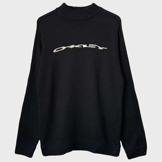 Oakley Vintage High Collar Black Knit