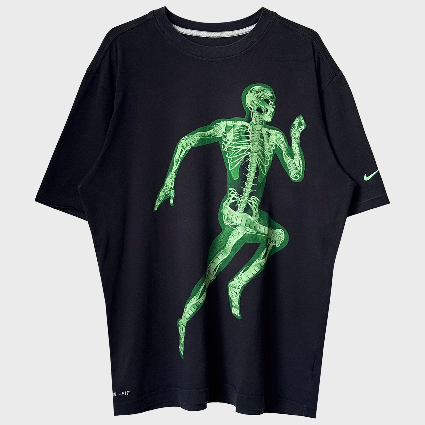 Nike Phosphorescent Running Skeleton Printed T-Shirt