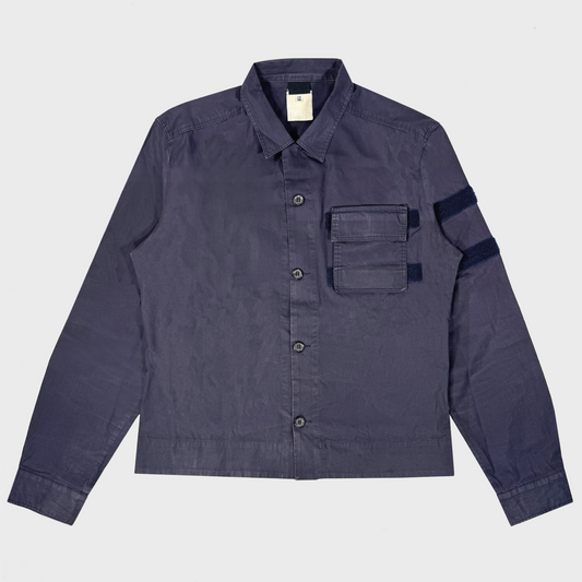 Dolce & Gabbana vintage waxed velcro pocket shirt