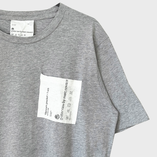 G-Star X Marc Newson Tyvek Tag Pocket Grey Tee