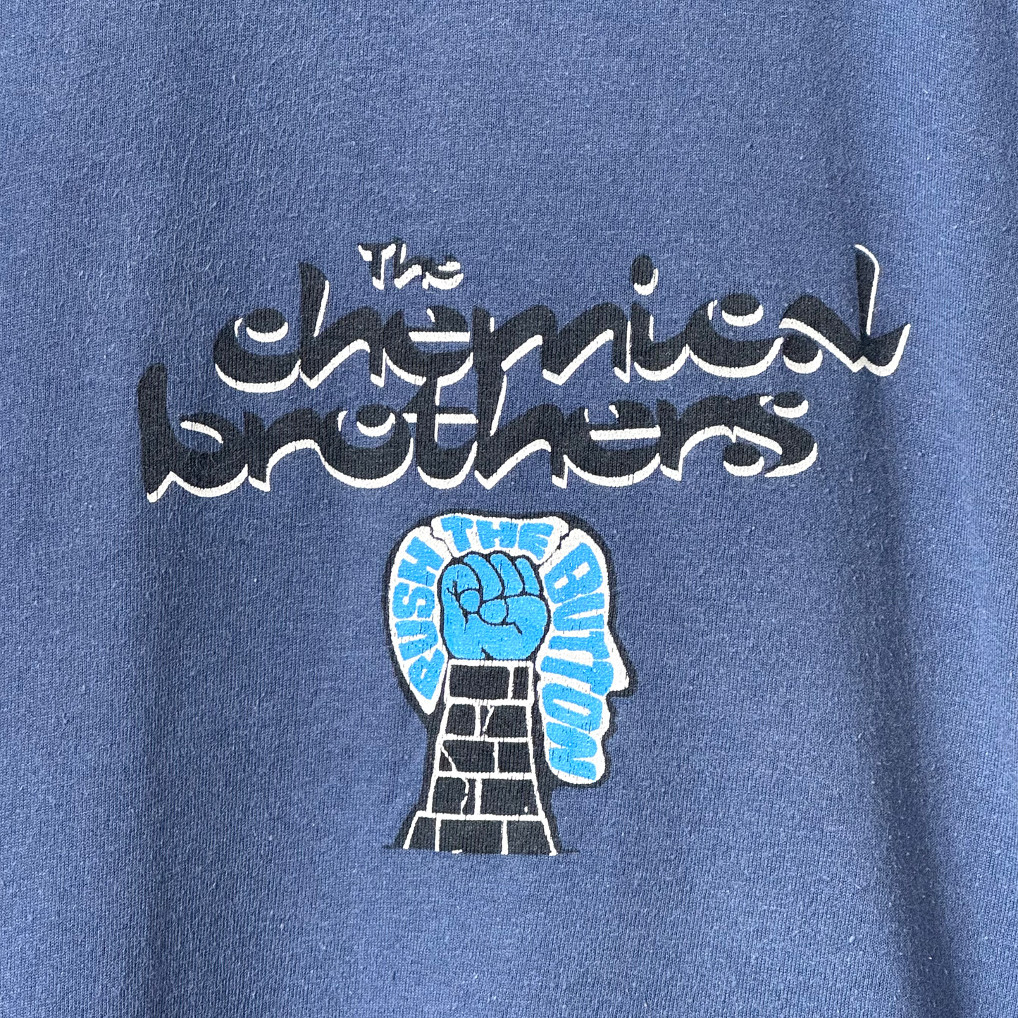 The Chemical Brothers Push The Button World Tour 2005 Two-Tone Official Merch T-Shirt