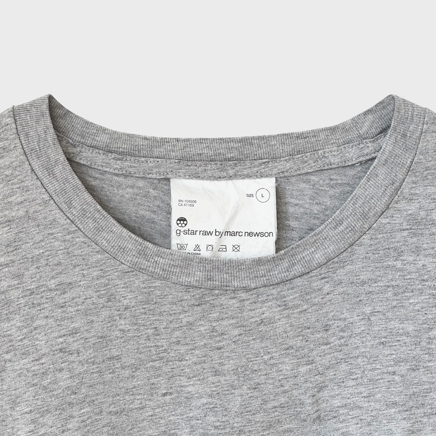 G-Star X Marc Newson Tyvek Tag Pocket Grey Tee