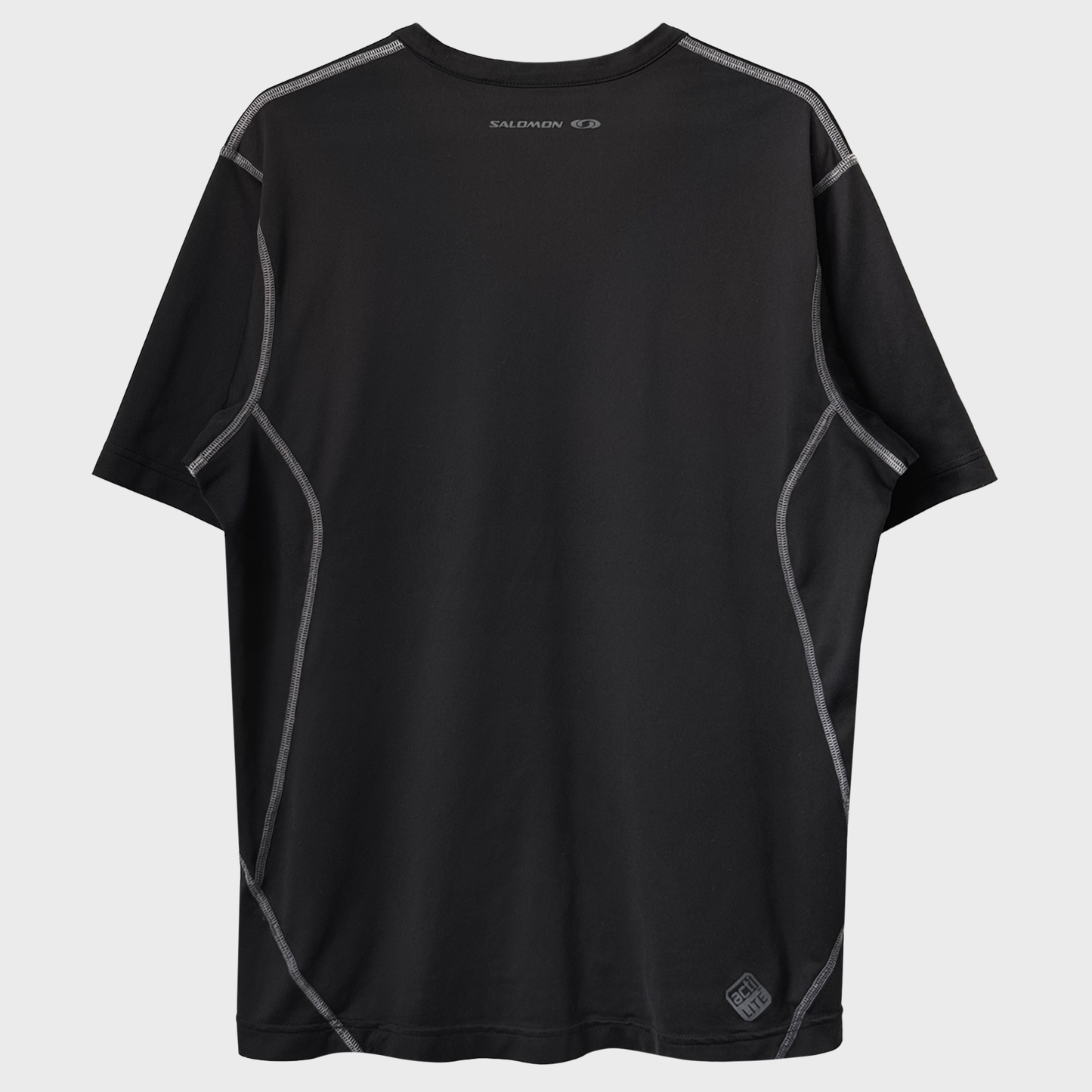 Salomon Vintage Logo Actilite Black Tech Tee