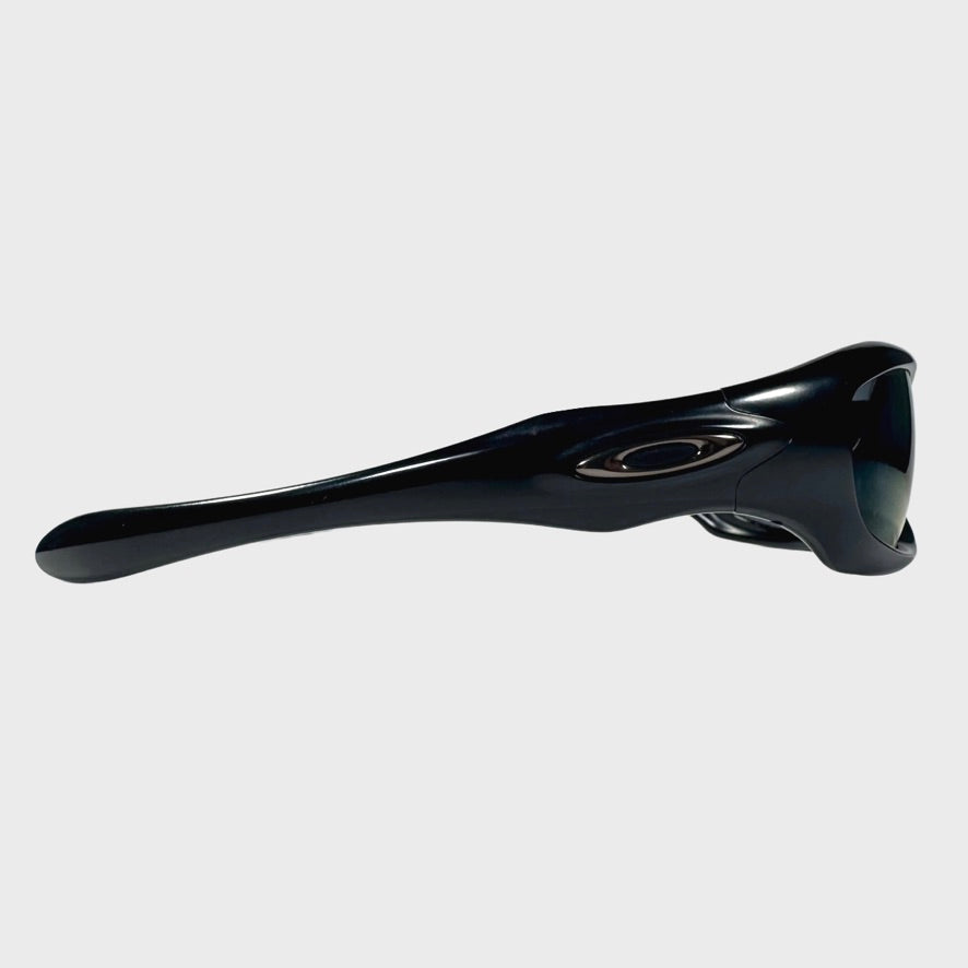 2007 vintage Oakley Monster Dog Polished Black / Deep Blue Polarized