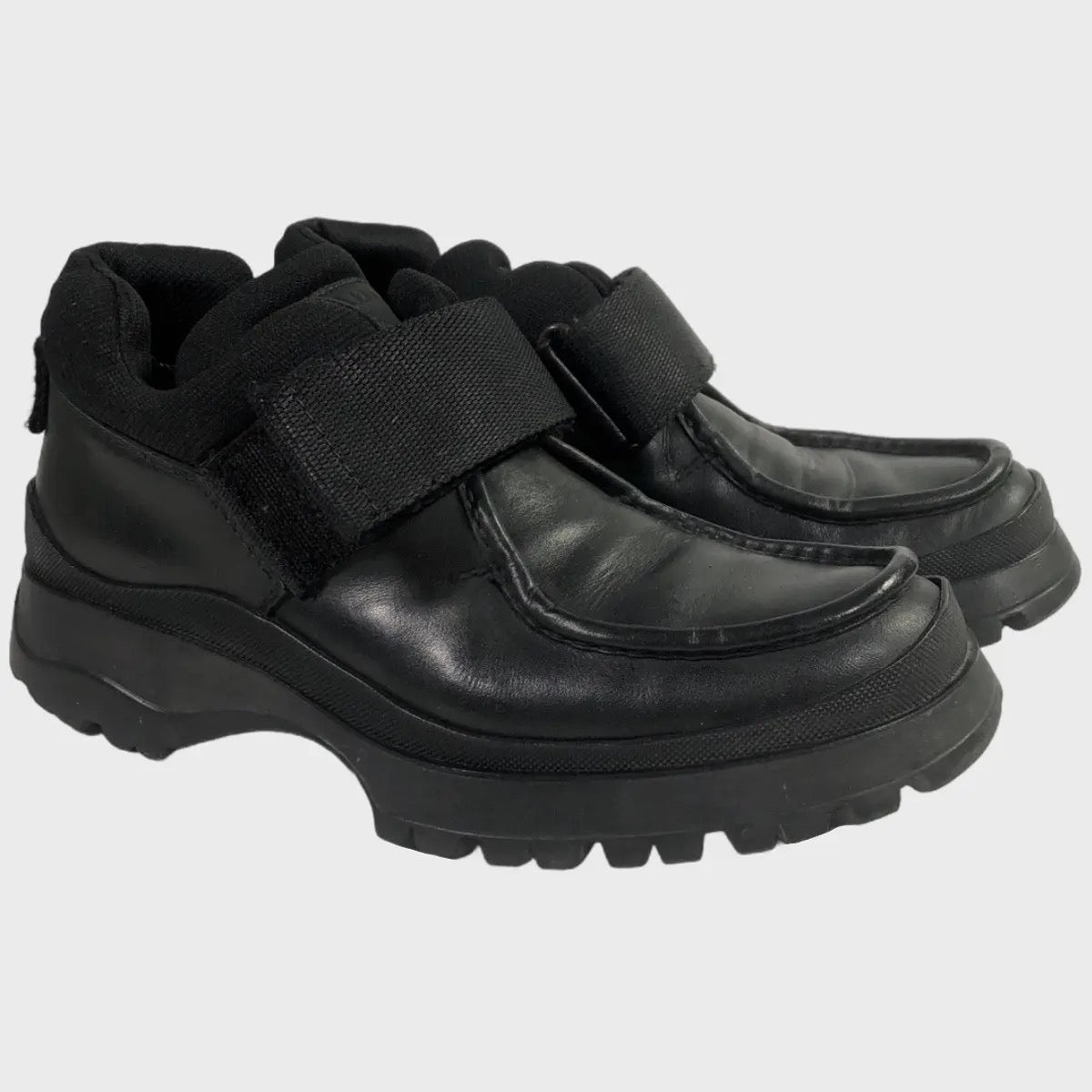 Prada vintage Vibram velcro shoes