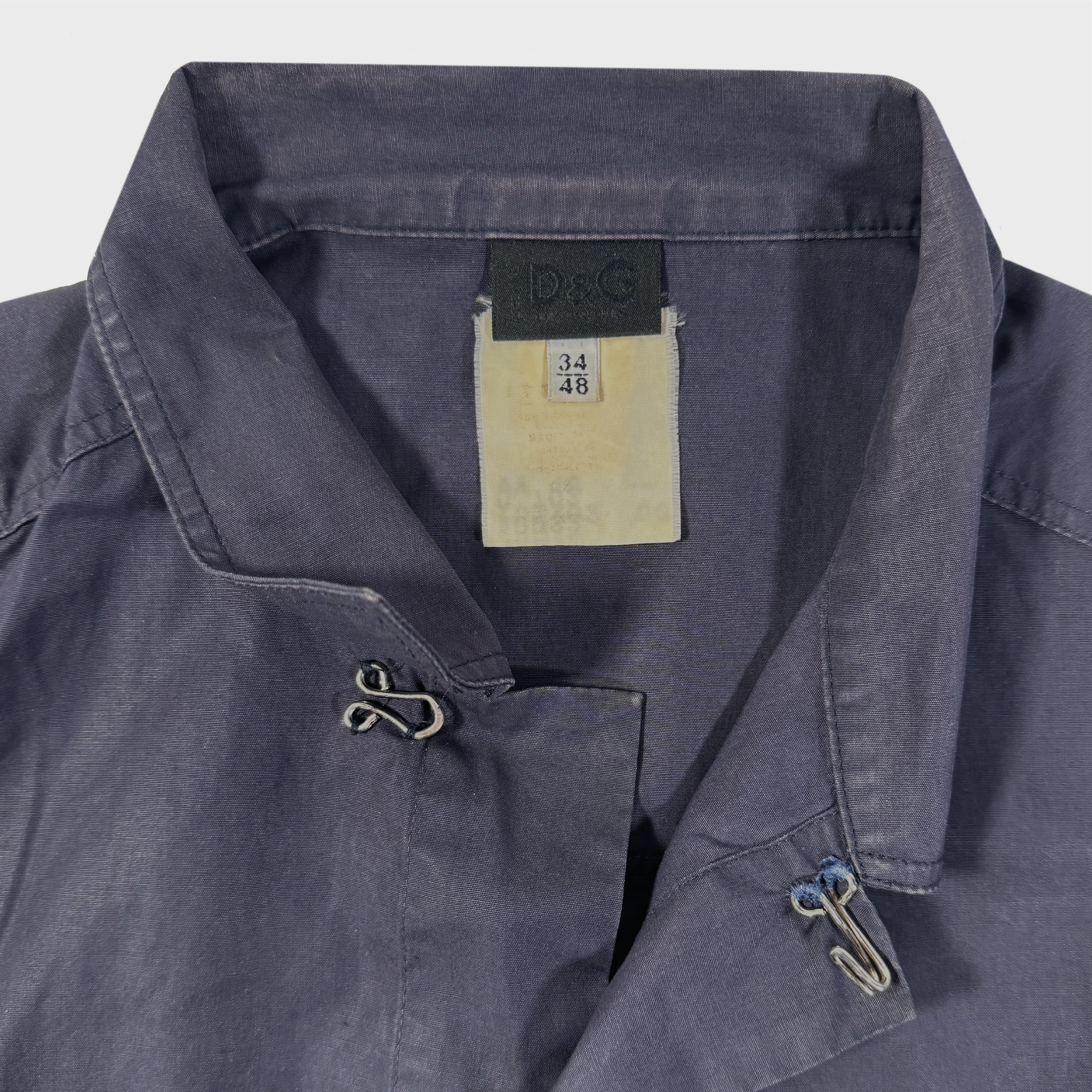 Dolce & Gabbana vintage waxed velcro pocket shirt 1stdibs