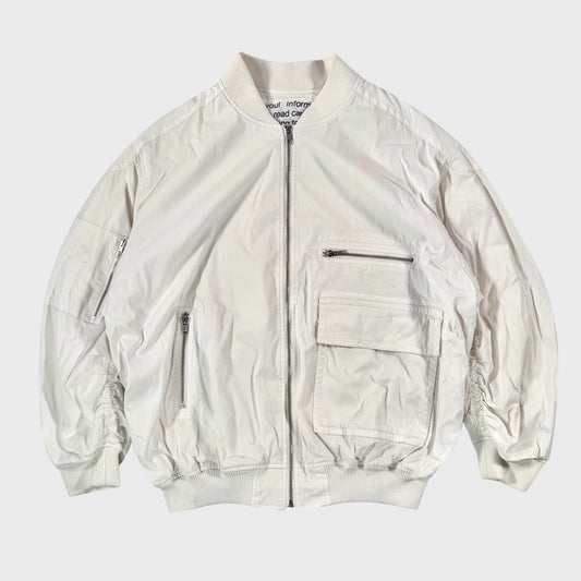 Issey Miyake Tsumori Chisato Design vintage Carelabels White Bomber