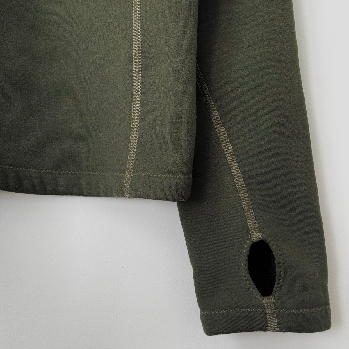 66° North Balaclava Zip Khaki Fleece