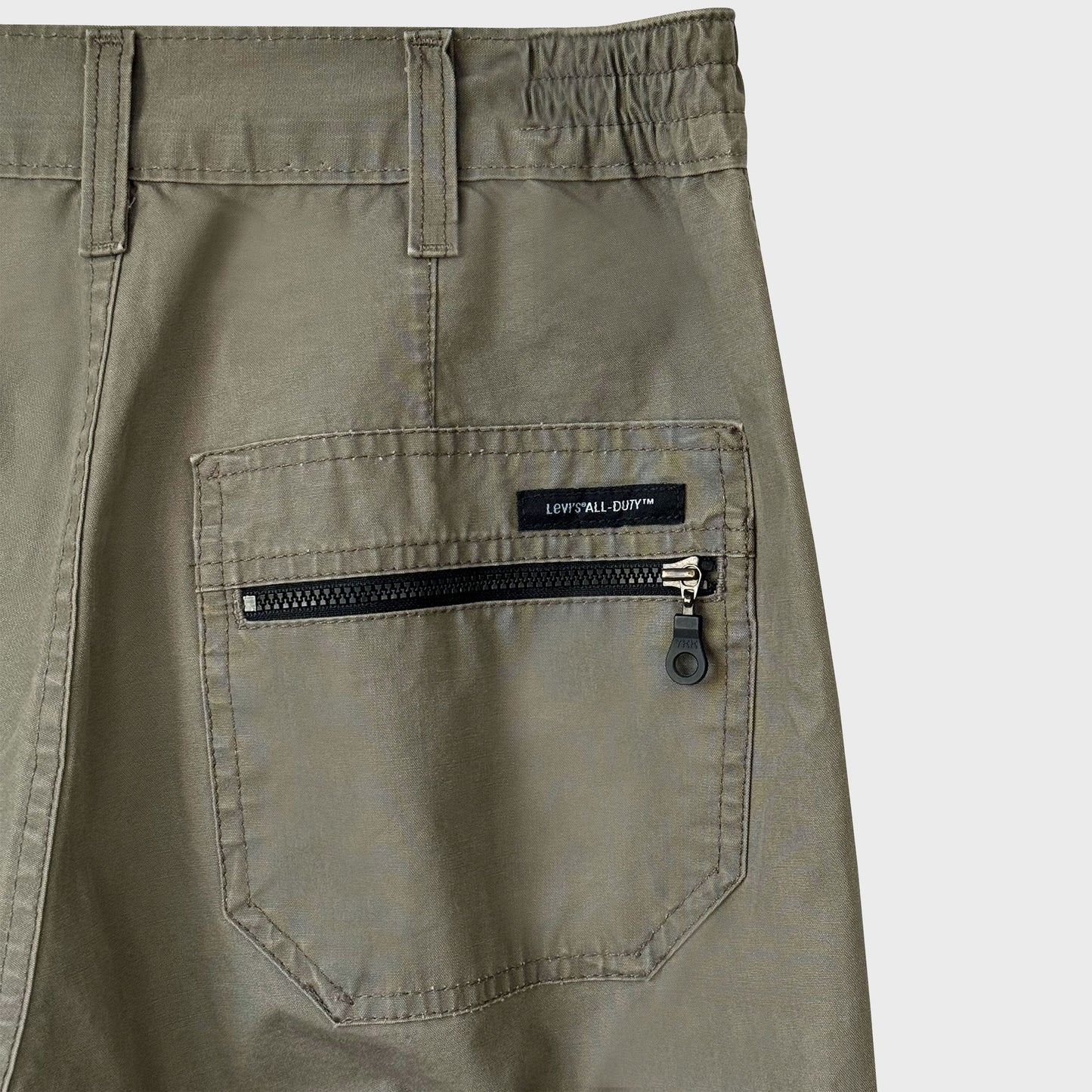 Levi's All-Duty Vintage Waxed Khaki Wide Straight Trousers