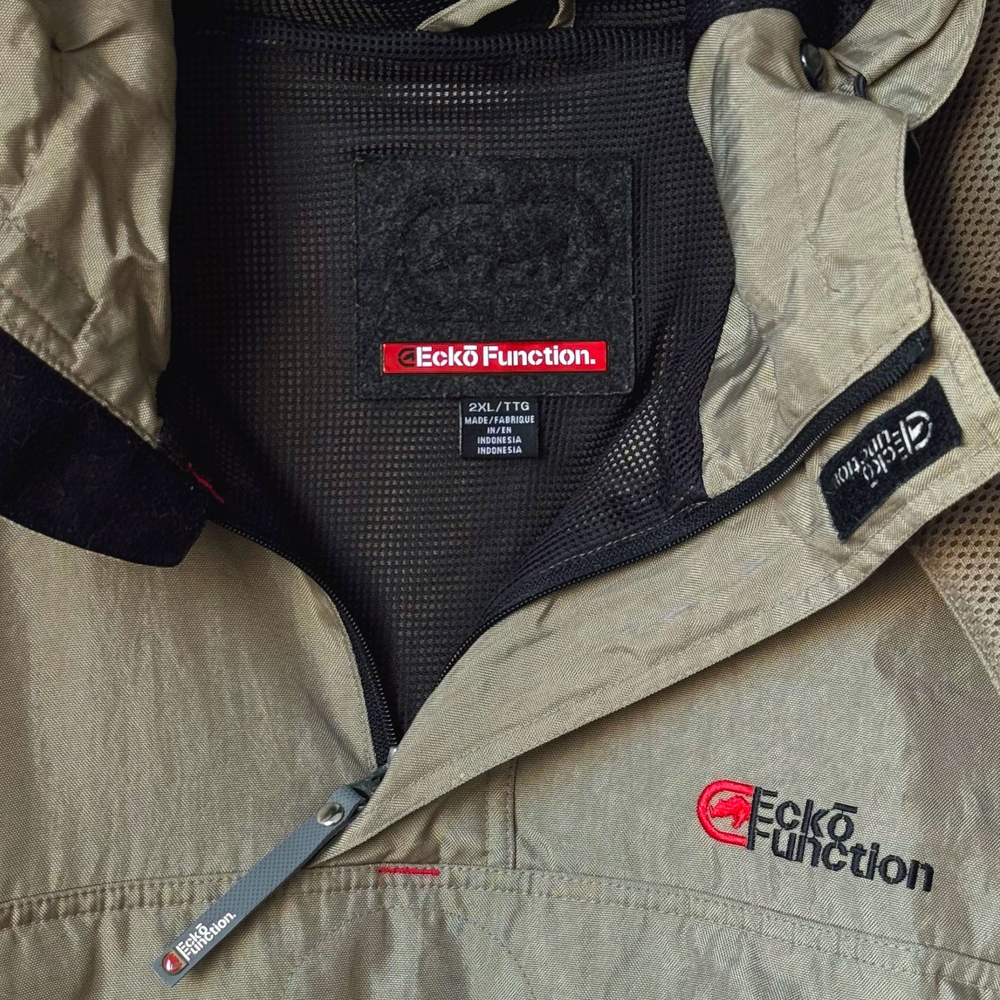 Ecko Function Vintage Masked Hood Technical Half-zip Jacket