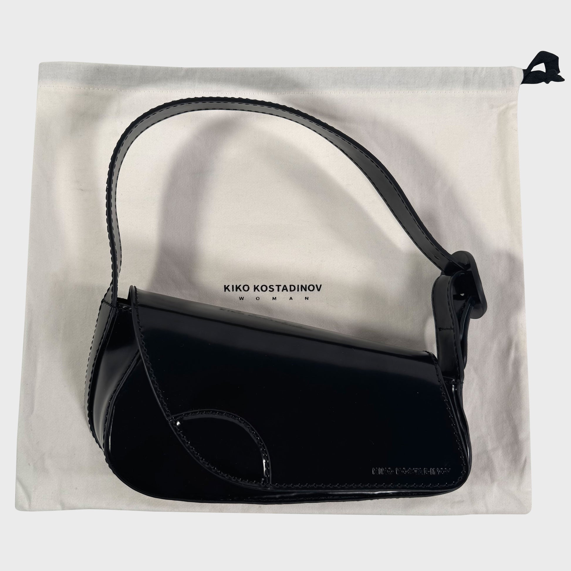 Kiko Kostadinov Black Trivia Bag (FW24) vintage Y2K Vestiaire Collective Etsy Ebay Ssense Grailed Vinted 4