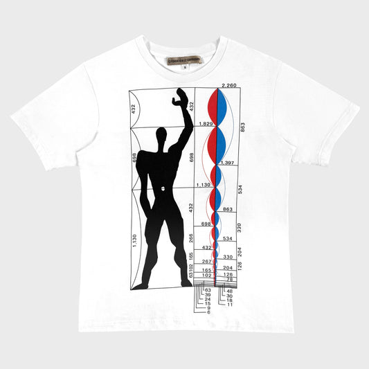 Le Corbusier Fondation Modulor Vintage T-shirt Etsy Ebay Vinted Vintage Y2K Design Bauhaus Space Age 70's 80's 