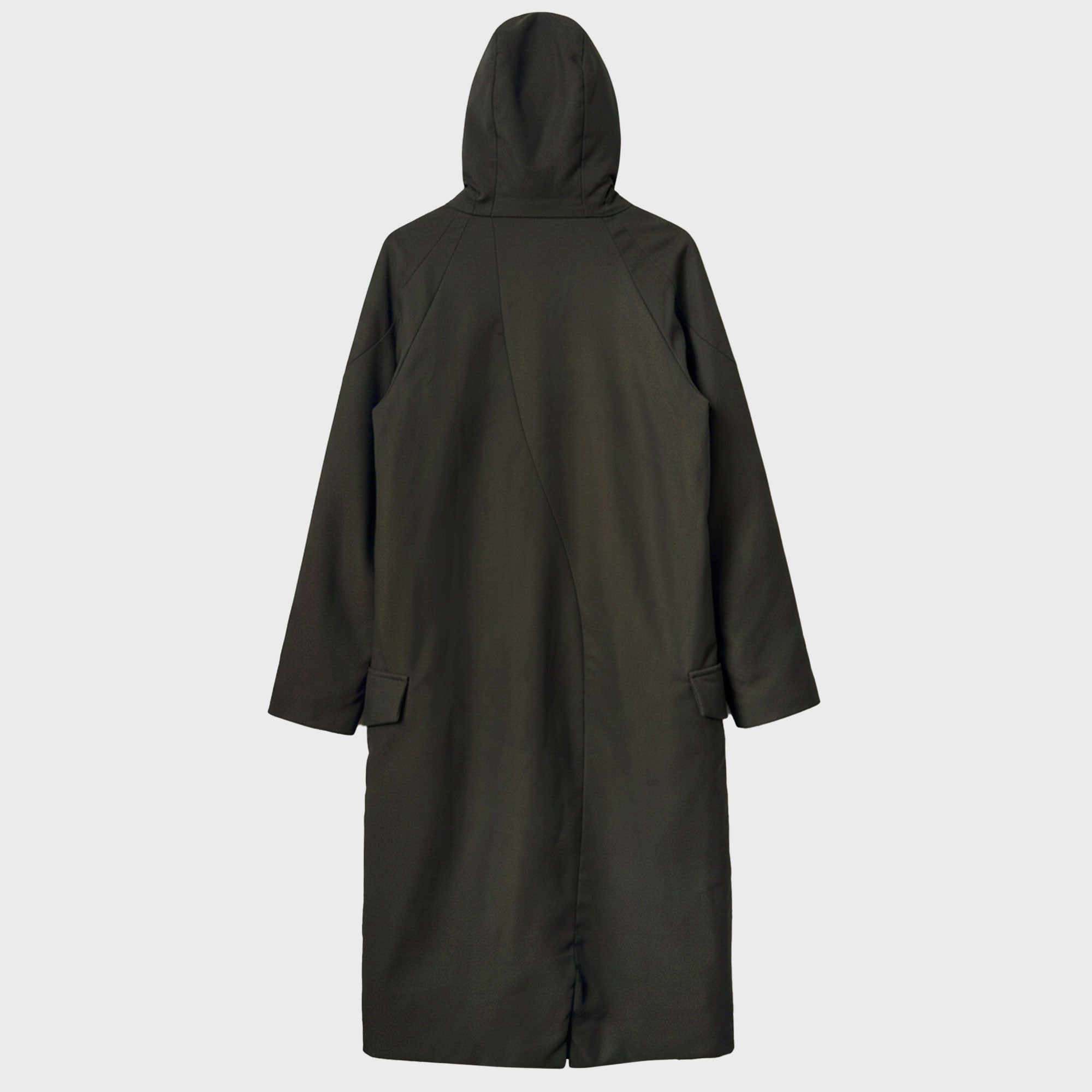 Mandarina Duck Vintage Asymmetrical Cutout Technical Parka