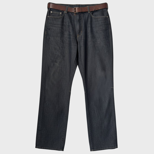 Neil Barrett Vintage Straight Denim Trousers With Integrated Leather Belt Gorpcore Techwear Technical Archive Ebay Etsy Grailed Constant Practice Hol Sales Vintage