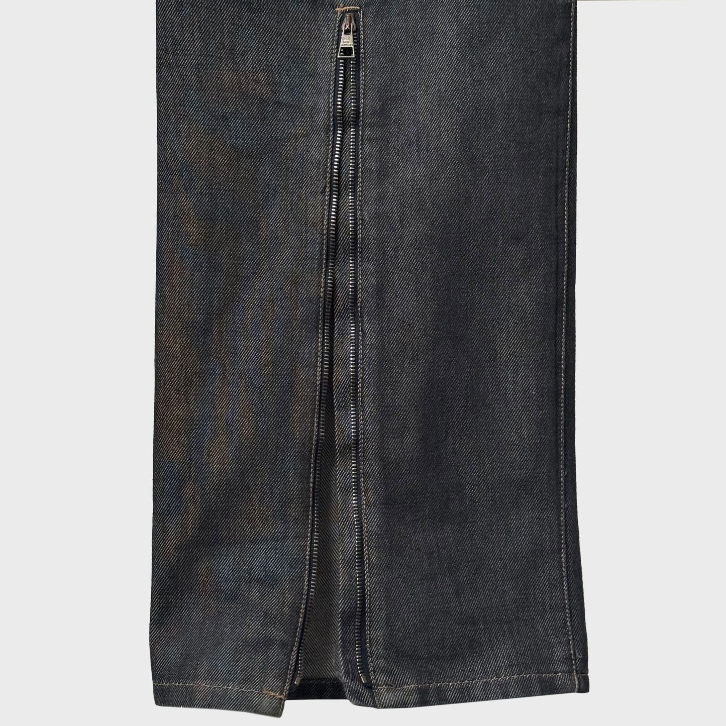 Neil Barrett Vintage Straight Denim Trousers With Integrated Leather Belt Gorpcore Techwear Technical Archive Ebay Etsy Grailed Constant Practice Hol Sales Vintage 3